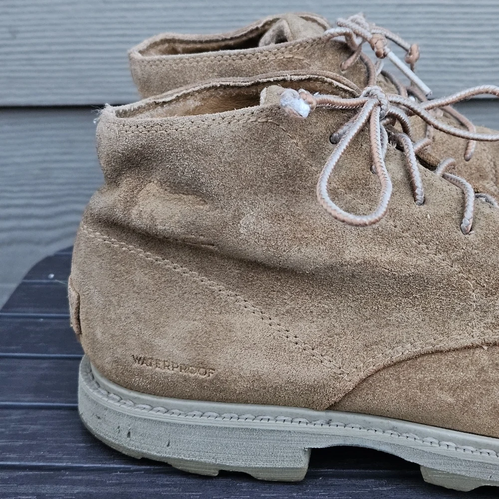 Sorel Madson II Chukka Men's Waterproof Boots Brown Suede Lace Up Shoes Size 8.5